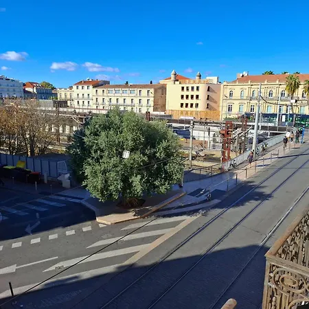 T2 Calme Avec Clim&wifi - Gare St-roch à 50m Appartamento